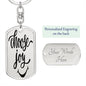 CHOOSE JOY-DOG TAG