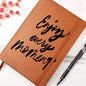 ENJOY EVERY MOMENT-GRAPHIC LEATHER JOUENAL❤️
