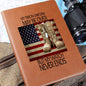 Dog Tag Boots-Graphic Leather Journal