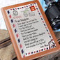 To My Daughter, Even When I Am Not Close-Graphic Leather Journal