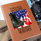 My Watch Never Ends-Never Forget-Dog Tag Boots-Graphic Leather Journal