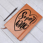 To My Super Dad-Graphic Leather Journal❤️
