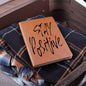 To Us All-Stay Positive Graphic Leather Journal is the Perfect Gift❤️