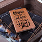 Happiness is Not Out There It's in You!- Graphic Leather Journal