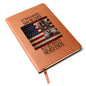 My Watch Never Ends-Dog Tag Boots-Graphic Leather Wallet Journal