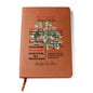 To My Dearest Son-First Day Senior Year-6 Law of Wealth Love Mom-Graphic Leather Journal💕