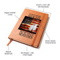 The Perfect Gift-Never Forget-Dog Tag for Flag-Graphic Leather Journal