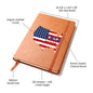 Our USA-All Stay Positive-Graphic Leather Journal