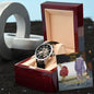 To My Dad-Love U Dad-Men's Openwork Watch