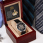 Happy Father's Day-Super Dad - Men's Openwork Watch