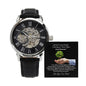 My Son First Day of Senior Year Gift-Men's Openwork Watch