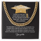 Congratulation- To Your Graduation-Cuban Link Chain