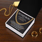 To My Son |I Am the Storm| Cuban Link Chain Necklace