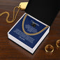 Congratulation- To Your Graduation-Cuban Link Chain