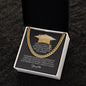 Congratulation- To Your Graduation-Cuban Link Chain