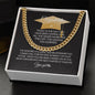 Congratulation- To Your Graduation-Cuban Link Chain