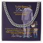 To My Bonus Dad-Cuban Link Chain