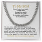To My Son | Son Forever | Cuban Link Chain❤️