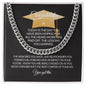 Congratulation- To Your Graduation-Cuban Link Chain