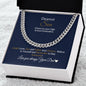 DEAREST SON-Cheers to your Graduation-Cuban Link Chain