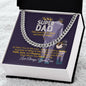 To My Super Dad-Cuban Link Chain