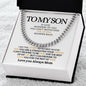 To My Son | If Fate Whispers| Cuban Chain Necklace
