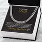To My Loving Dad-U are Special-Cuban Link Chain