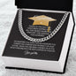 Congratulation- To Your Graduation-Cuban Link Chain