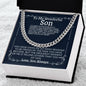 To My Wonderful Son | So Many Reasons To | Cuban Link Chain
