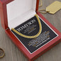 To My Son |I Am the Storm| Cuban Link Chain Necklace