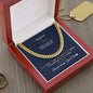 DEAREST SON-Cheers to your Graduation-Cuban Link Chain