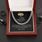 HAPPY BIRTHDAY SON-CUBAN LINK CHAIN