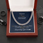 Dearest Son-Cheers To Your Graduation-Cuban Link Chain