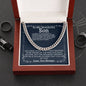 To My Wonderful Son | So Many Reasons To | Cuban Link Chain