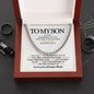 To My Son | If Fate Whispers| Cuban Chain Necklace