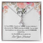To My Wife| In My Eyes| Alluring Beauty Necklace