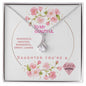 To My Beautiful Daughter- You're an Important Person-Alluring Beauty Necklace