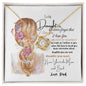 To My Daughter | Proud To Be Your Dad| LOVE KNOT NECKLACE