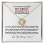 To My Dearest Daughter How to Increase Your Income-Love Knot Necklace