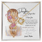 To My Daughter | Proud To Be Your Mom-LOVE KNOT NECKLACE