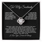 To My Soulmate | If I Could Give You |Love Knot Necklace