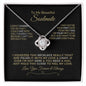 To My Beautiful Soulmate| Married |Love Knot Necklace ❤️⭐⭐⭐⭐⭐