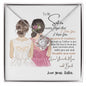 To My Sister| Never Forget|Love Knot Necklace