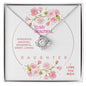 To My Beautiful Daughter -Amazing Daughter -Love Knot Necklace