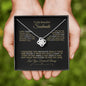 To My Beautiful Soulmate| Married |Love Knot Necklace ❤️⭐⭐⭐⭐⭐