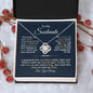 To My Soulmate |But I Just Want To Be | Love Knot Necklace