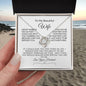 To My Beautiful Wife| But I Just Want To |Love Knot Necklace