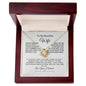 To My Beautiful Wife| But I Just Want To |Love Knot Necklace