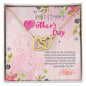 To A Happy Mother's Day, The Sweetest Mom - Interlocking Hearts Necklace