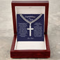 Congratulations Son-Faith-Cuban Chain with Artisan Cross Necklace❤️